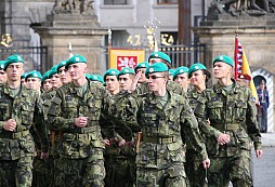 Vojenská přísaha nových studentů Univerzity obrany