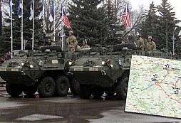 Průjezd amerického konvoje přes ČR - Dragoon Ride