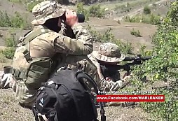 Ruské speciální jednoty při přestřelce v Dagestánu HD záběry!