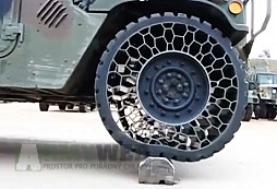 Nový typ armádních pneumatik