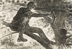 První ,,odstřelovací" puška na světě byla mušketa na černý prach Whitworth