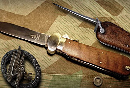 Gravitační nůž Fallmesser - speciální bojový nůž německých druhoválečných výsadkářů