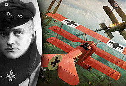 Letecké eso Manfred von Richthofen alias legendární Rudý Baron