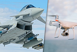 První letecký zářez RAF od bitvy o Falklandy. Typhoon v Sýrii sestřelil dron
