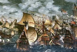 Děsivá námořní síla těžkopádné španělské Armady – Angličané ji odrazili nečekaně snadno
