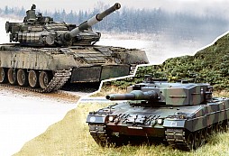 Leopard 2 vs T-80/90