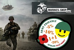 Army Friendly: Nově 5 % sleva na celou řadu špičkové výstroje v Marines Shop