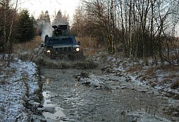 AZ 102. průzkumného praporu na posledním výcviku v tomto roce