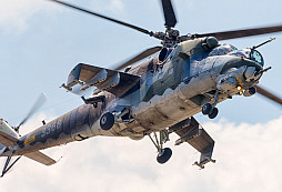 Legendární ruský bitevní vrtulník Mi-24V