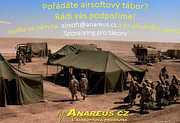 Anareus sponzoruje vybrané airsoftové tábory