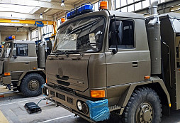 EXCALIBUR ARMY servisuje armádní protichemická vozidla, první opravené kusy už znovu slouží vojákům AČR