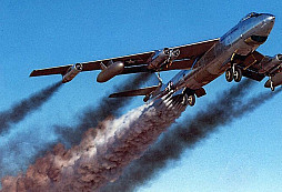 Sovětský MiG-19 se proslavil, když během studené války sestřelil americký Boeing B-47 Stratojet