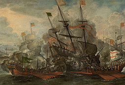 Bitva u mysu Celestial: 5 španělských galeon proti 55 tureckým galérám