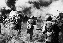Americké Shermany v bitvě u Kurska