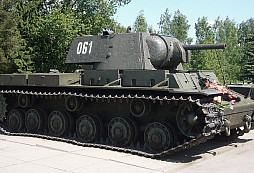 První setkání německého Wehrmachtu se sovětským tankem KV