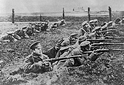  Ruští vojáci na západní frontě za první světové války