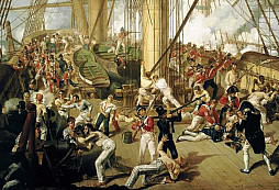 Příběh námořníka Jamesa Sharmana, muže jenž nesl smrtelně zraněného admirála Nelsona