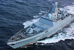 Nová ruská fregata Admirál Golovko dokončuje zkoušky
