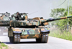Rumunská armáda startuje vojenské zkoušky jihokorejského tanku K2 Black Panther