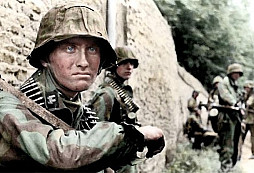Panzergrenadier SS z normanské obce Rots