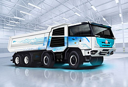 Světová premiéra prvního plně bateriového nákladního elektromobilu Tatra