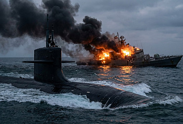 Vzácný útok, který se&nbsp;skoro nevidí: Ponorka vs. fregata v&nbsp;moderní válce