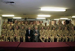 „Velice si vážím vaší práce,“ Miloš Zeman českým vojákům v Afghánistánu