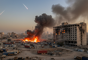 Video: Útok na Bagdád - drony zasáhly logistiku ambasády USA i hotel. Obrana nestihla všechno