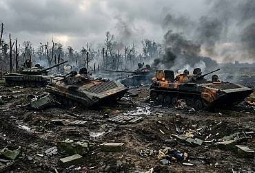 Tisíce ztrát za&nbsp;čtyři dny: Ruský plán na&nbsp;frontě se&nbsp;rozpadl