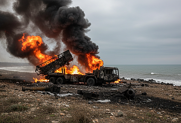 Video: Ukrajinci udeřili v Krymu. Zničili odpalovač i hypersonické střely Zircon