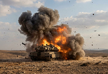 Video: Nedobytná legenda dostala zásah. Hizballáh zveřejnil video útoku na Merkavu