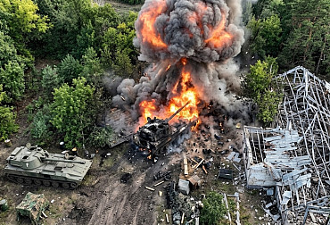 Ruská Gvozdika si&nbsp;myslela, že je&nbsp;v bezpečí. Pak ji&nbsp;našel ukrajinský dron