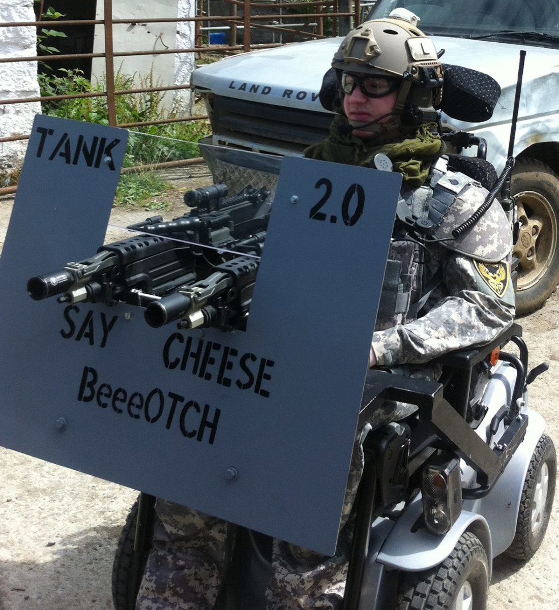 AirSoft s handicapem? Borec na vozíku a jeho projekt TANK ARMYWEB.cz