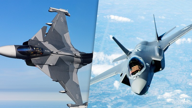 F-35 versus Gripen | ARMYWEB.cz