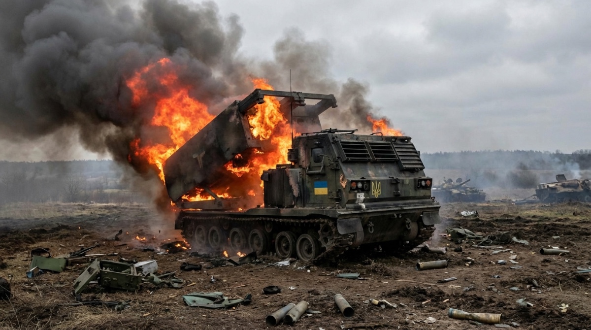 Video: Zásah ukrajinských M270. Balistické rakety Iskander-M zasáhly oddíl v zalesněné oblasti