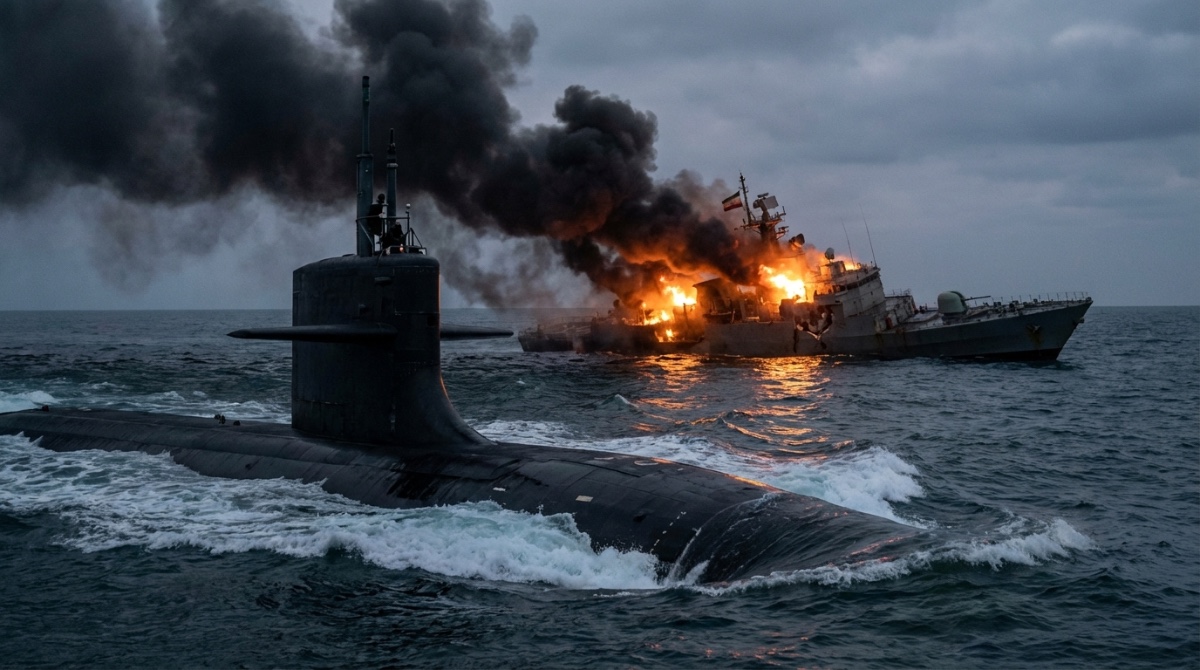 Vzácný útok, který se skoro nevidí: Ponorka vs. fregata v moderní válce