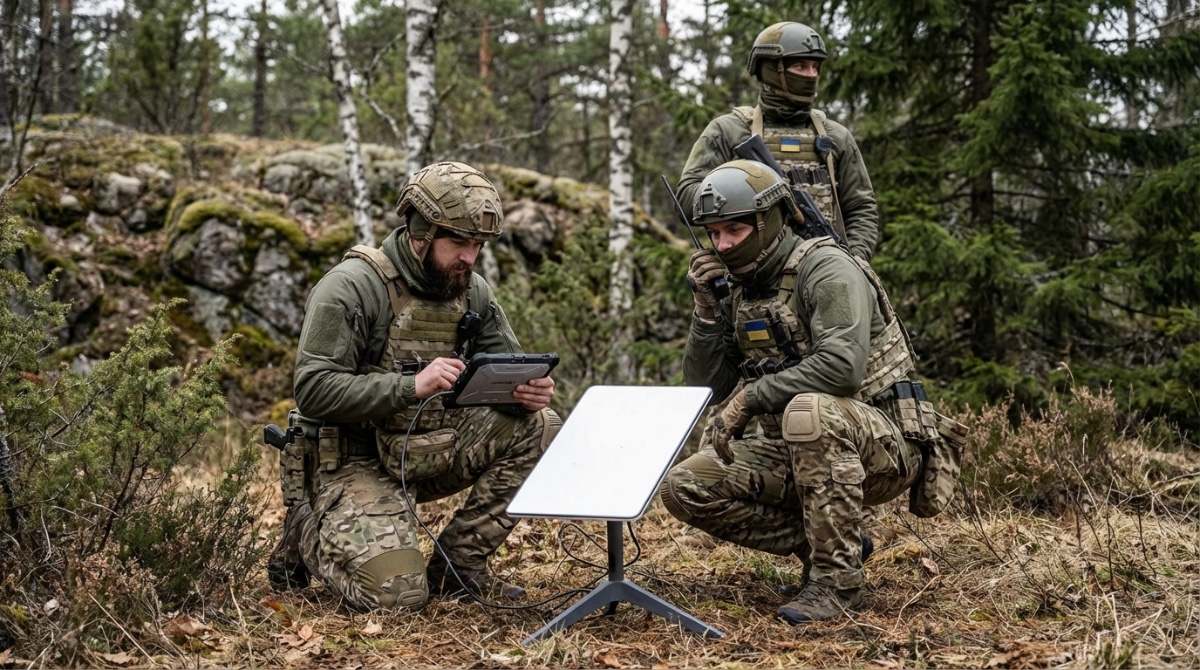 Ukrajina využila výpadku Starlinku u Rusů a zatlačila na frontě