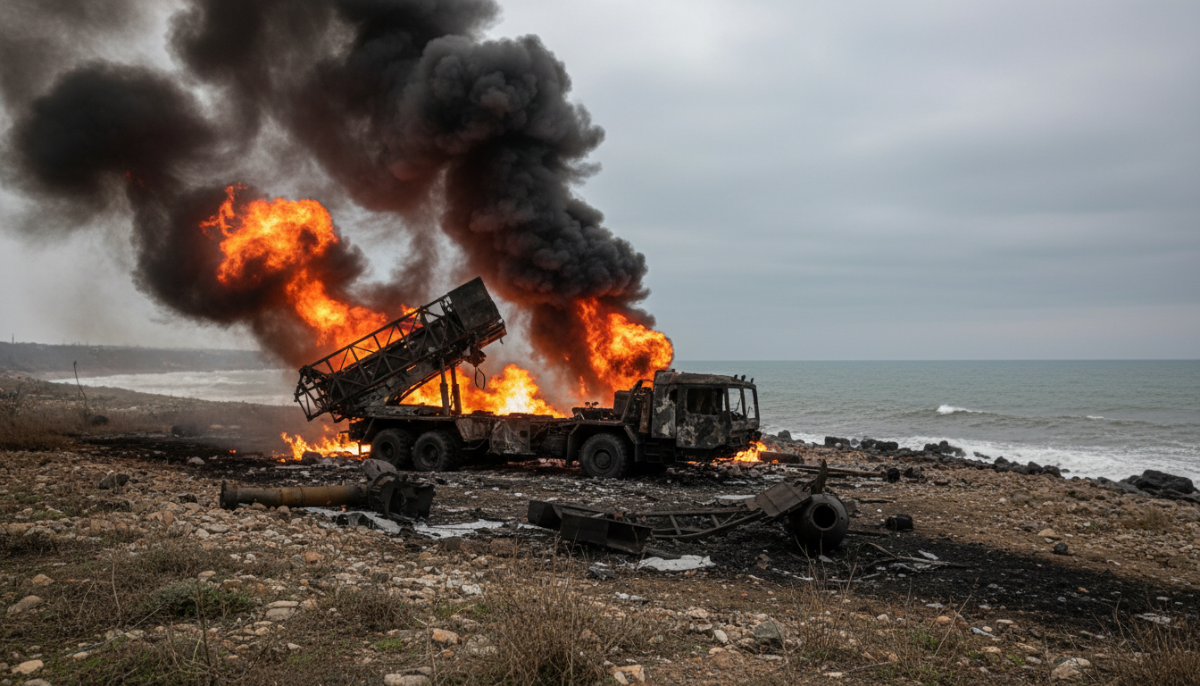 Video: Ukrajinci udeřili v Krymu. Zničili odpalovač i hypersonické střely Zircon