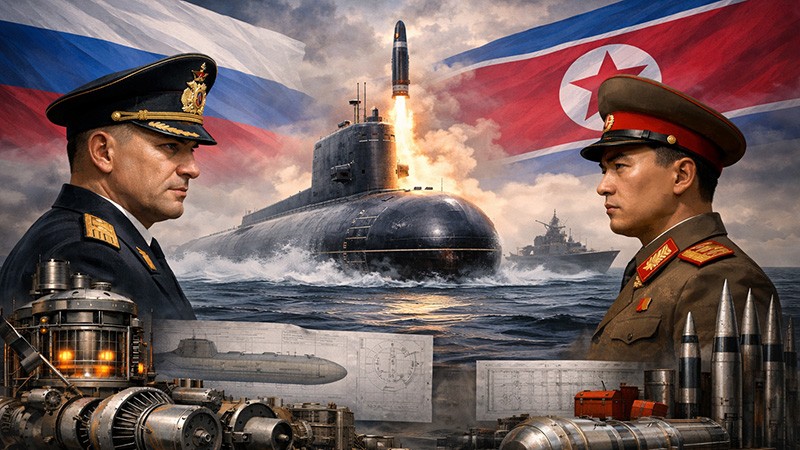 Rusko by mohlo poskytnout KLDR podporu při vývoji atomových ponorek