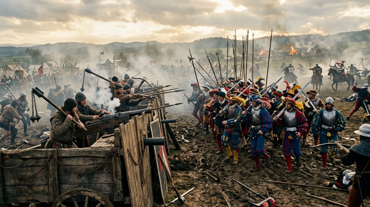 Od husitů k landsknechtům: Česká taktika, která změnila Evropu