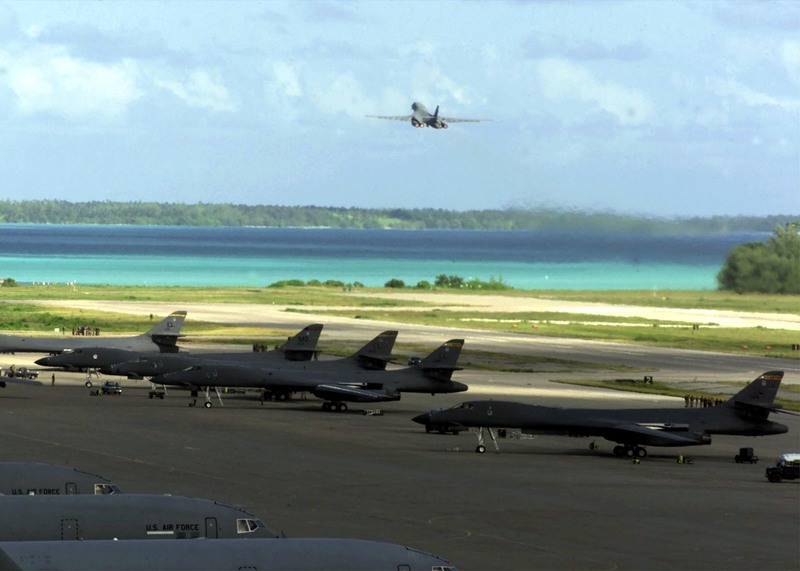 B-1_Bombers_on_Diego_Garcia