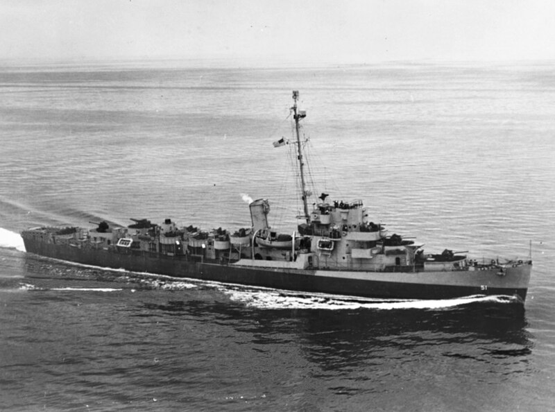 1280px-USS_Buckley_(DE-51)_underway_in_the_Atlantic_Ocean_on_10_June_1944_(80-G-236608)