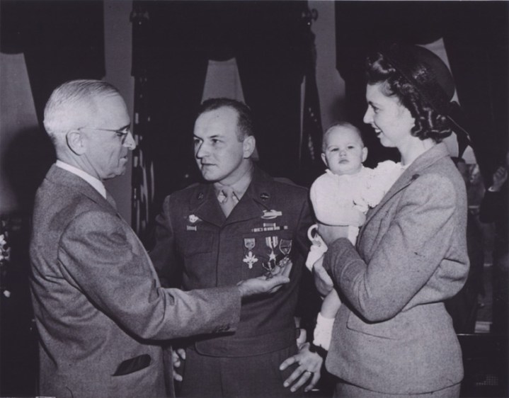 Staff-Sgt.-Chilson-and-family-with-Truman