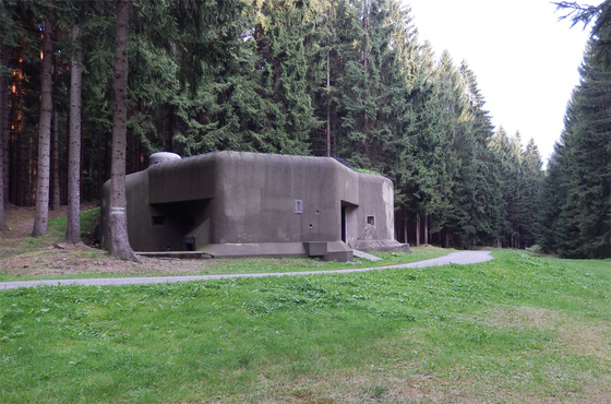 5 - Pěchotní srub R - S 72 Nízká před dokončením rekonstrukce exteriéru - celkový pohled