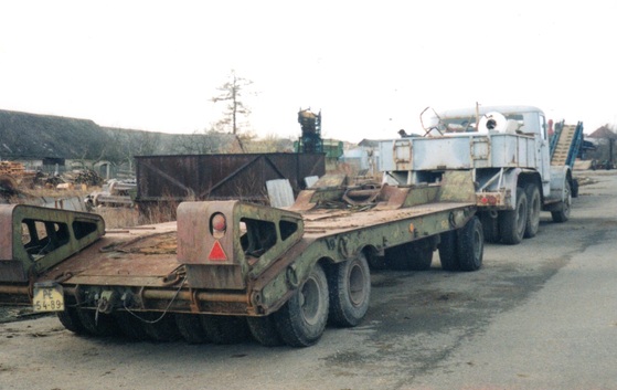 1 - Tatra 141 - nálezový stav v roce 1998 - souprava připravená na cestu do kovošrotu
