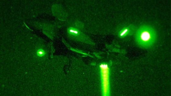 Foto: Noční přistání na moři / Lockheed Martin